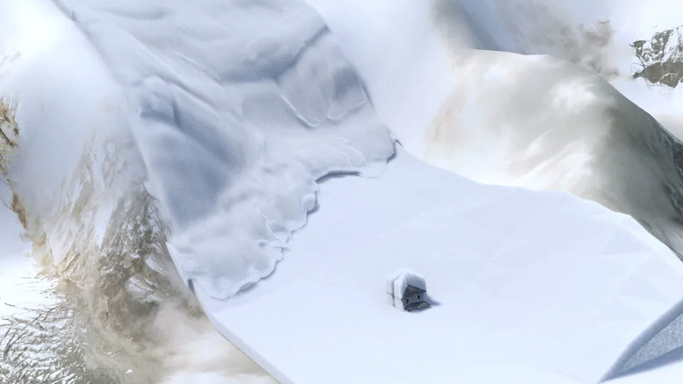 Large-scale fluid and granular simulation examples