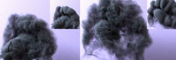 Data-driven smoke flow synthesis result